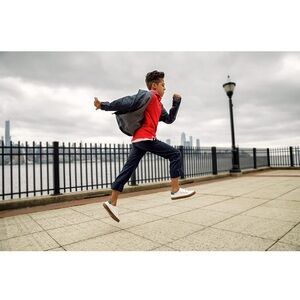 French Toast Adjustable Waist Relaxed Fit Pant in Navy Size 8 Slim Boys